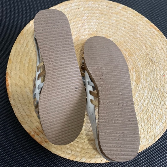 Jessica Brazil Made Leather Huarache Woven Sandals Size 7 - Picture 3 of 11